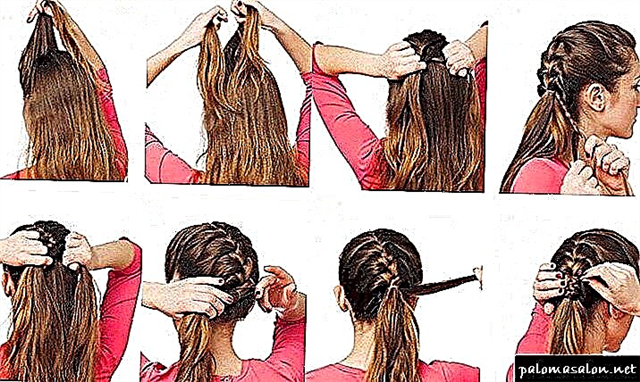 Mga braiding braids para sa medium hair (38 mga larawan) - ilang simpleng pamamaraan