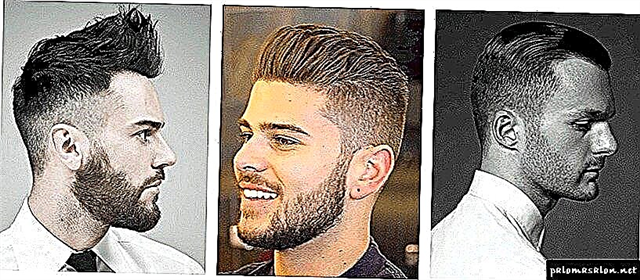 Realización dun corte de pelo masculino "Polka": 3 visualizacións sobre o mesmo peiteado