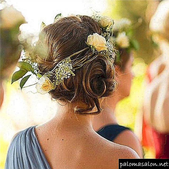ટૂંકા વાળ માટે રસપ્રદ અને અર્થસભર લગ્ન લગ્નની હેરસ્ટાઇલ: એક્સેસરીઝ સાથે અને વગરના મૂળ સ્ટાઇલના ફોટા