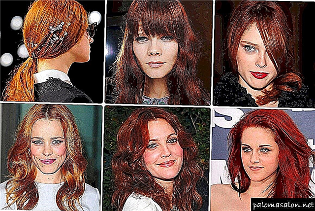 Како да добиете црвена боја на коса (38 фотографии) и на кого е посоодветна?