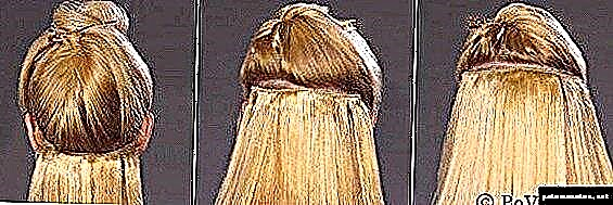 Extensións de cabelo queratina