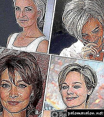 Cенски фризури за кратка коса за жени стари 50 години